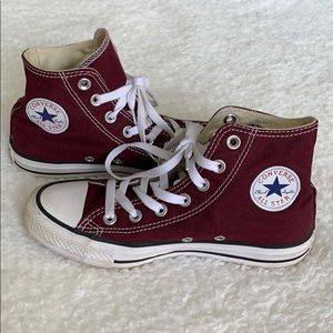 Converse Sneakers - Maroon - Size 6